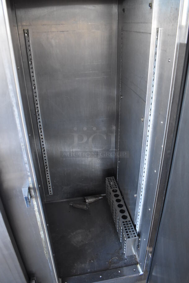 Continental Stainless Steel Commercial 3 Door Reach In Warmer. 78x34x78. Cannot Test - Unit Needs New Power Cord - Image 5 of 8