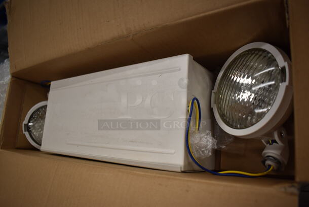 IN ORIGINAL BOX! DualLite Liteforms Metal Emergency Light. 14x5.5x5.5 - Image 7 of 7