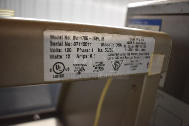 Duke SUB-HF-L25M Metal Commercial Soup Warmer Subway Make Line Station. 120 Volts, 1 Phase. 25x34x52 - Image 5 of 7