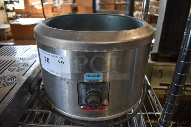 Nemco Model 6101 Stainless Steel Commercial Countertop Soup Kettle Food Warmer. 120 Volts, 1 Phase. 12.5x12.5x9. Cannot Test - Unit Trips Breaker