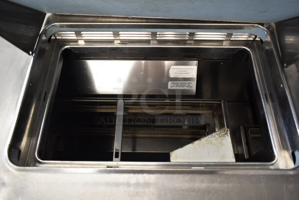 Delfield UCD4464N-12-DD5 Stainless Steel Commercial Sandwich Salad Prep Table Bain Marie Mega Top w/ 4 Drawers. 115 Volts, 1 Phase. Tested and Powers On But Does Not Get Cold - Image 5 of 8