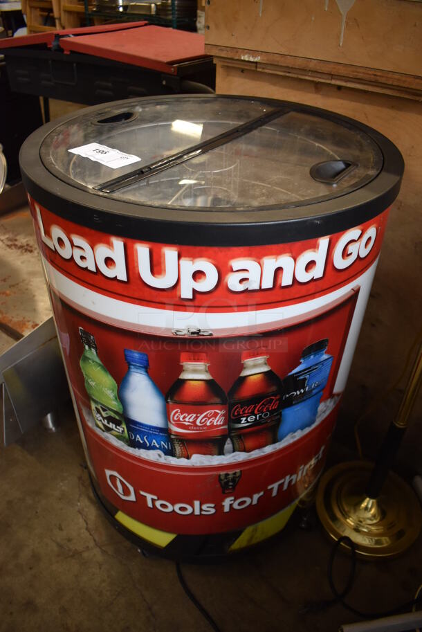 IDW G-77 Metal Commercial Ice Bin Drink Merchandiser on Commercial Casters. 22.5x22.5x33 - Image 2 of 7