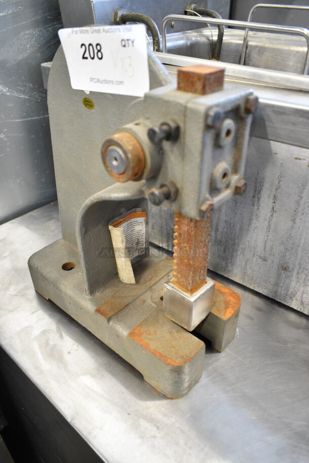 2 Items; Meat Grinder Attachment w/ Tray and Clamp? 2 Times Your Bid!  - Image 7 of 11