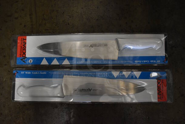 2 BRAND NEW! Adcraft Stainless Steel Knives. 15.5