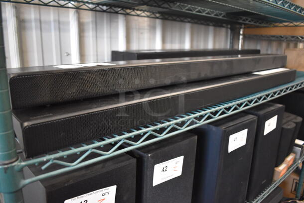 3 Samsung HW-R60MV Sound Bars. 42x3.5x2.5. 3 Times Your Bid! - Image 1 of 4