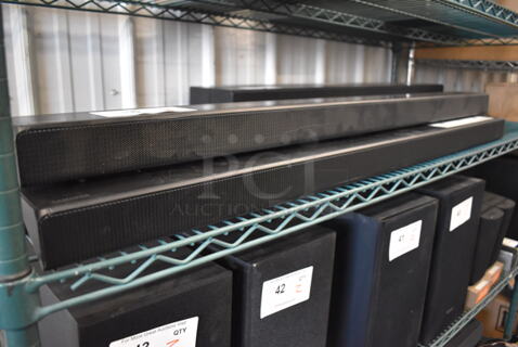 3 Samsung HW-R60MV Sound Bars. 42x3.5x2.5. 3 Times Your Bid!