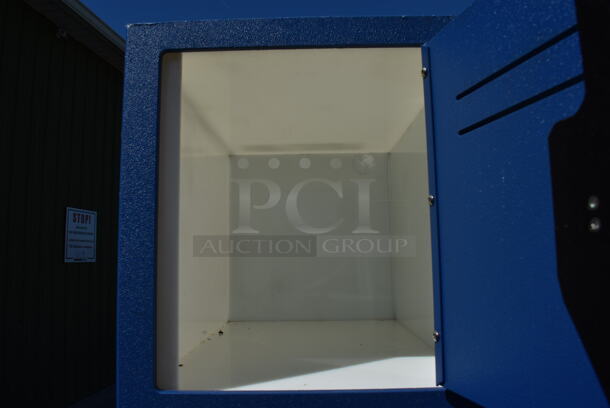 Blue 6 Cubby Locker. 12x19x72 - Image 3 of 3