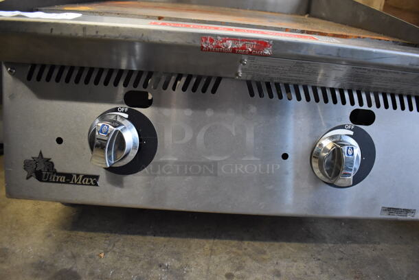 Star Ultra Max Stainless Steel Commercial Countertop Natural Gas Powered Flat Top Griddle. 24x34x18 - Image 5 of 6