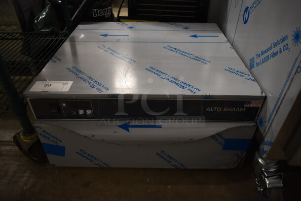 BRAND NEW SCRATCH AND DENT! 2023 Alto Shaam 500-1D Stainless Steel Commercial Single Drawer Warming Drawer. 120 Volts, 1 Phase. Tested and Working! - Image 2 of 7
