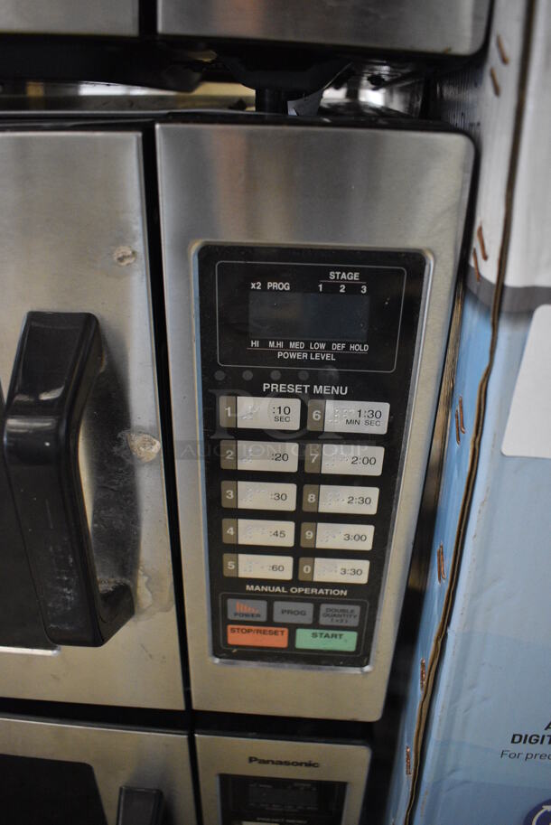 2014 Panasonic NE-1054F Metal Countertop Commercial Microwave Oven. 120 Volts, 1 Phase. 20x13x12 - Image 3 of 5