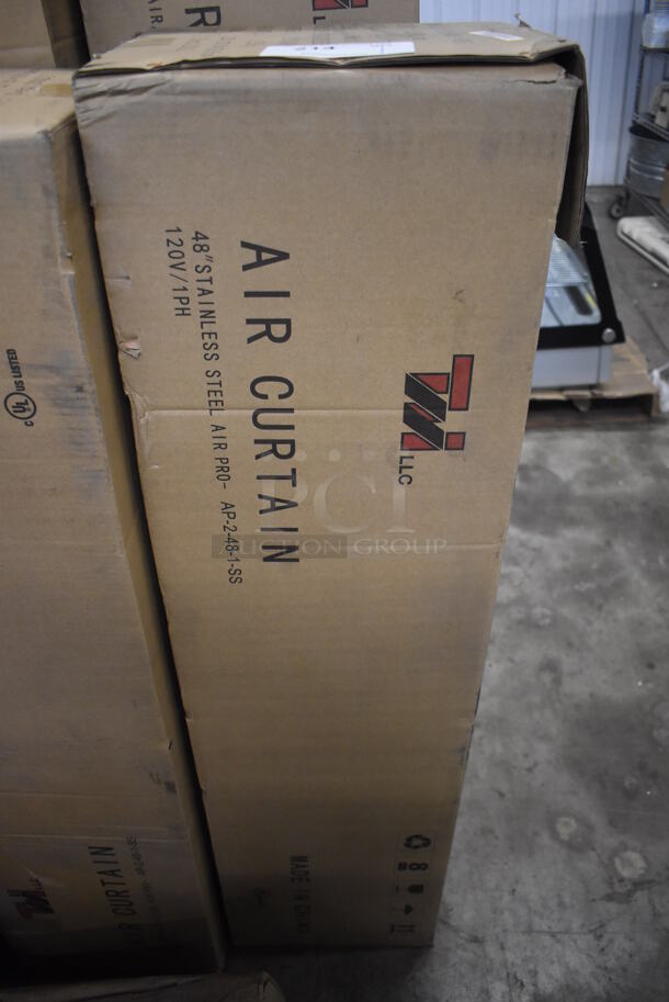 BRAND NEW SCRATCH AND DENT! Curtron AP-2-48-1-SS Air Pro Air Curtain Insect Door. 120 Volts, 1 Phase. 48x12x10. Tested and Working! - Image 3 of 7