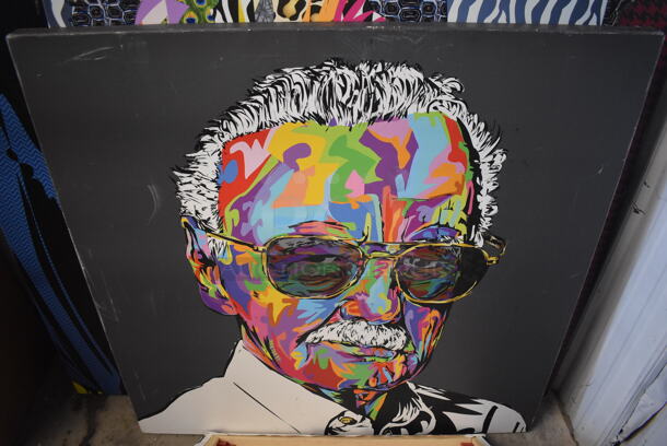 6 Various Pictures Including Jason Alexander, Stan Lee and Kanye. 26x1x40, 37x1x37, 32x1x48, 48x1x48. 6 Times Your Bid! - Image 4 of 7