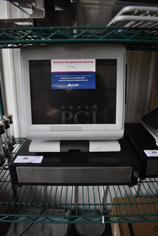 Par 15" POS Monitor and Metal Cash Drawer