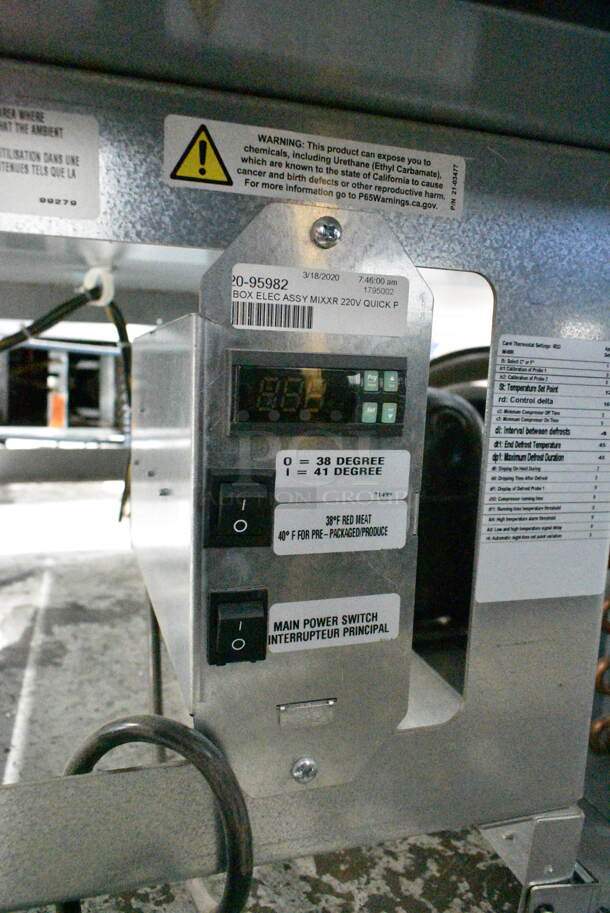 Structural Concepts Oasis 1767112 CX363423 Metal Commercial Floor Style Reach In Grab N Go Merchandiser. 220 Volts, 1 Phase. - Image 8 of 9