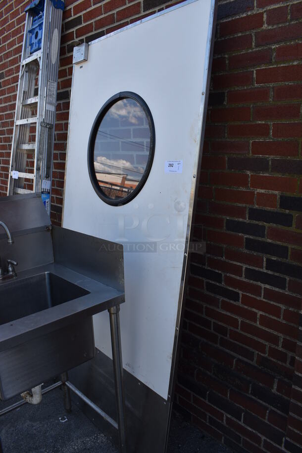 Eliason Commercial Swinging Kitchen Door. 41.5x5x82.5 - Image 1 of 4
