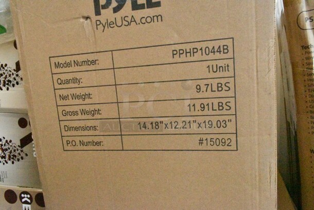 3 Various Items Including 2 Pyle PPHP1044B Portable Bluetooth PA Speaker System 600W Bluetooth Speaker Portable PA System W/ Rechargeable Battery and 1 Pyle PSBT85A 800W Portable Bluetooth PA Speaker 8’’ Subwoofer LED Battery Indicator Lights w/ Built-in Rechargeable Battery. 3 Times Your Bid!  - Image 6 of 6