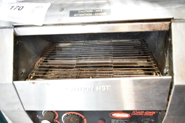 Hatco TQ-400H Stainless Steel Commercial Countertop Conveyor Toaster Oven. 208 Volts, 1 Phase.  - Image 3 of 5