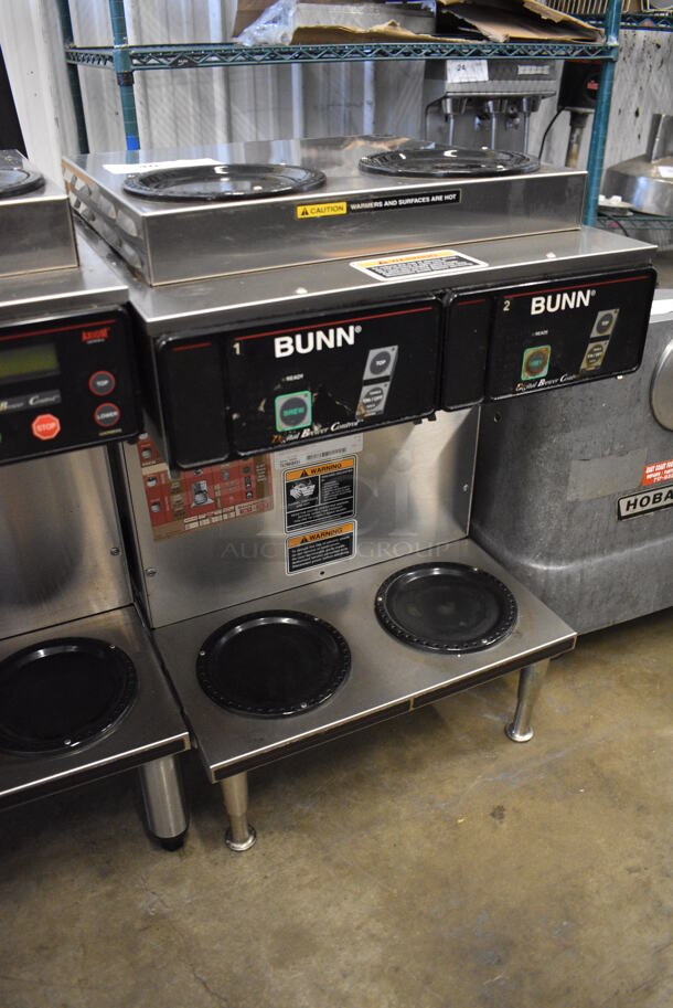 Bunn CDBC 2/2 TWIN Stainless Steel Commercial Countertop 4 Burner Coffee Machine. 120/208-240 Volts, 1 Phase. 16x18x25 - Image 3 of 7