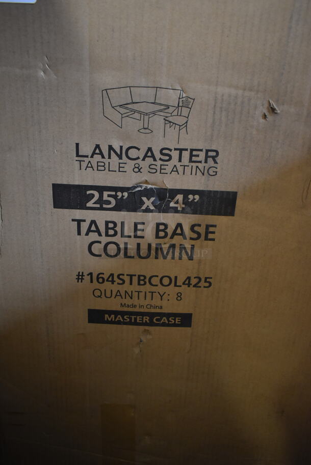 BRAND NEW Box of 8 Lancaster Table & Seating 164STBCOL425 Table Base Column - Image 2 of 8