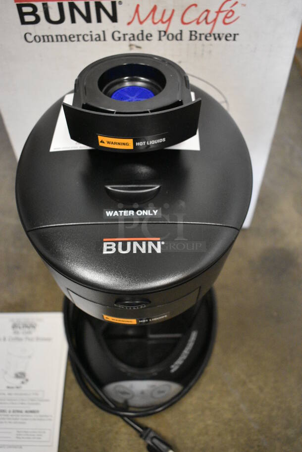 BRAND NEW IN BOX! Bunn Model MCP Metal Commercial Countertop Single Cop Pod Brewer. 120 Volts, 1 Phase. 8x11x12 - Image 5 of 8