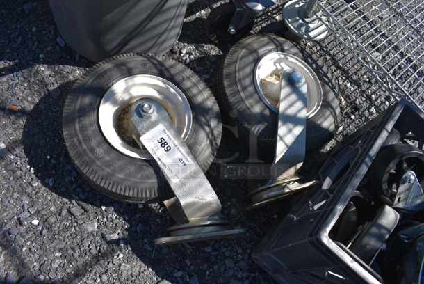 ALL ONE MONEY! Lot of 2 Wheels. 12x6x14 - Image 2 of 3
