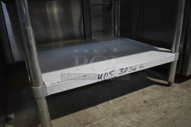 Stainless Steel Commercial Equipment Stand w/ Metal Under Shelf. 36x30x23.5 - Image 3 of 3