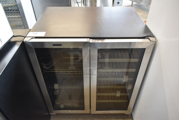 BRAND NEW SCRATCH AND DENT! Whynter BWB-3388FDS 30′′ Built-In French Door Dual Zone 33 Bottle Wine Refrigerator 88 Can Beverage Center. 115 Volts, 1 Phase. Tested and Working! - Image 1 of 9