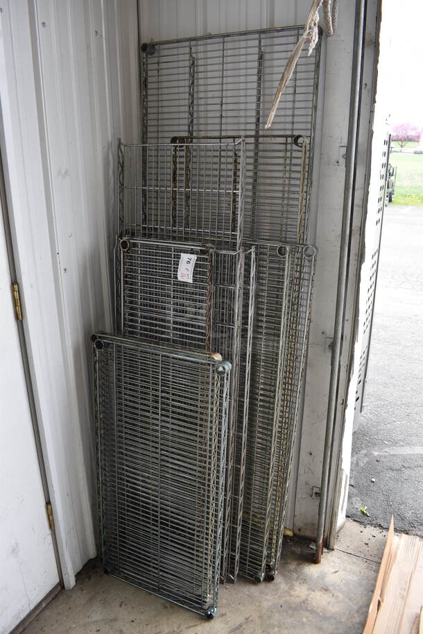 ALL ONE MONEY! Lot of 11 Various Shelves! Includes 18x36x1.5 - Image 1 of 3