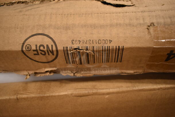 5 Boxes of 4 BRAND NEW SCRATCH AND DENT! Regency 460EBP74 74" NSF Black Epoxy Post. 5 Times Your Bid! - Image 3 of 3