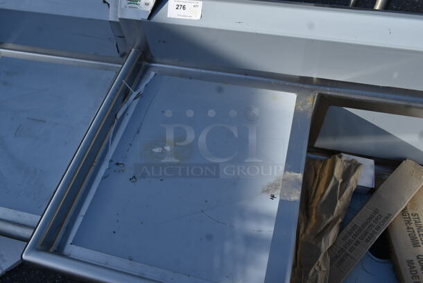 BRAND NEW SCRATCH AND DENT! Regency 600S2242424L Stainless Steel Commercial 2 Bay Sink w/ Left Side Drain Board. Bays 24x24. Drain Board 22x26 - Image 3 of 6