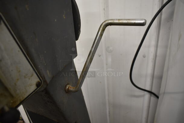 Hobart D300 Metal Commercial 30 Quart Planetary Dough Mixer w/ Stainless Steel Mixing Bowl, Whisk, Paddle and Dough Hook Attachments. 115 Volts, 1 Phase. Tested and Working! - Image 8 of 10