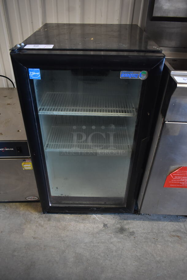 Imbera VR06 Metal Commercial Mini Cooler Merchandiser. 115 Volts, 1 Phase. Tested and Powers On But Does Not Get Cold