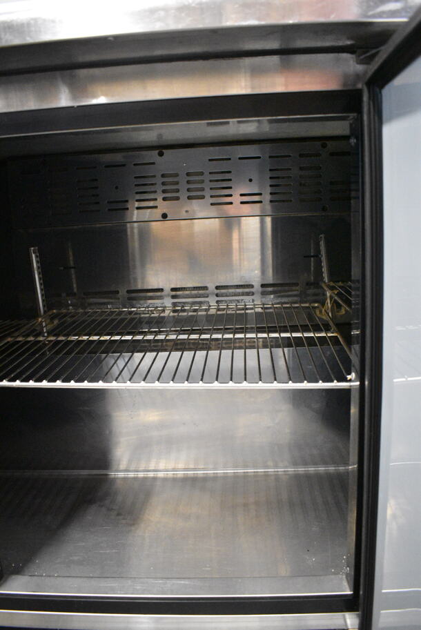 Turbo Air TWR-72SD Stainless Steel Commercial 3 Door Undercounter Cooler on Commercial Casters. 115 Volts, 1 Phase. Tested and Powers On But Does Not Get Cold - Image 5 of 7