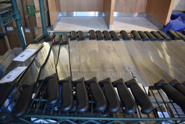 25 BRAND NEW! Stainless Steel Chef Knives. 14.5". 25 Times Your Bid! - Image 3 of 3