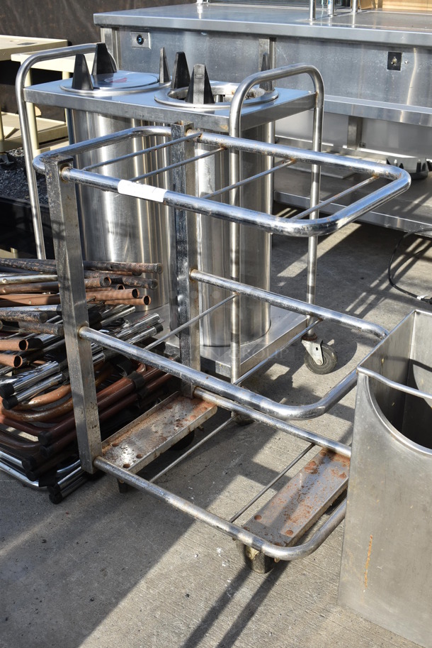 Metal Cart on Commercial Casters. 26x15x33 - Image 3 of 4
