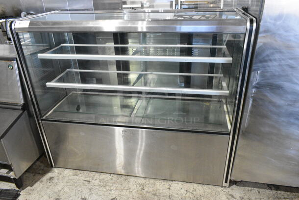 Stainless Steel Commercial Floor Style Deli Display Case Merchandiser. Tested and Powers On But Does Not Get Cold - Image 1 of 2