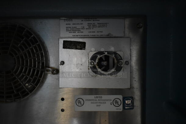 Delfield 406CA-DHL-DD1 Stainless Steel Commercial Single Door Undercounter Cooler. 115 Volts, 1 Phase. Tested and Powers On But Does Not Get Cold - Image 5 of 6