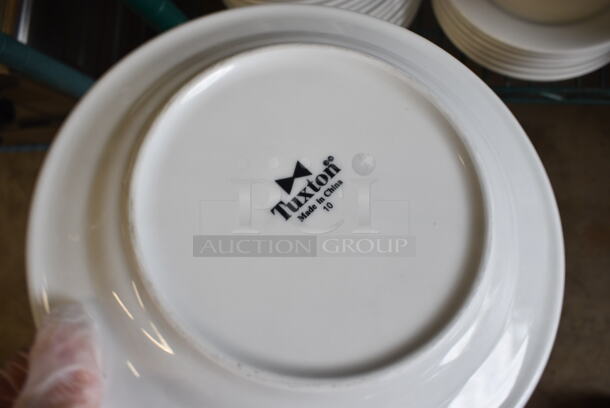 30 White Ceramic Plates. 7.5x7.5x1. 30 Times Your Bid! - Image 3 of 3