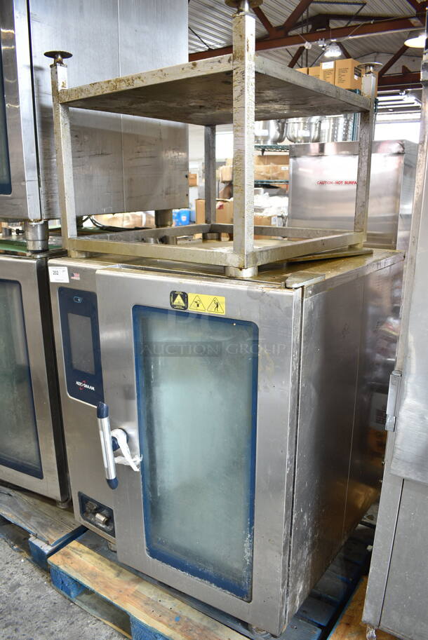 2016 Alto Shaam CTP10-10E Stainless Steel Commercial Electric Powered Combi Convection Oven w/ Stand. 208-240 Volts, 3 Phase. 36x40x46, 29x32x25.5 - Image 1 of 4