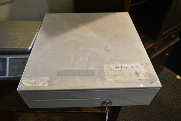2 Various Items Including Metal Cash Drawer and San Jamar Escali Scale. 2 Times Your Bid! This Unit Was In Working Condition When the Restaurant Closed. (check in)  - Image 6 of 7
