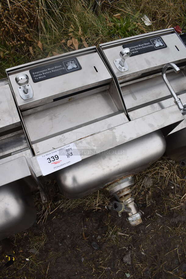 Advance Tabco Stainless Steel Commercial Single Bay Wall Mount Sink. 17x16x38 - Image 2 of 5