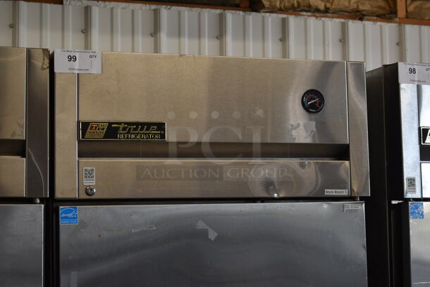 2013 True TG1R-1S ENERGY STAR Stainless Steel Commercial Single Door Reach In Cooler w/ Poly Coated Racks on Commercial Casters. 115 Volts, 1 Phase. Tested and Working! - Image 2 of 7