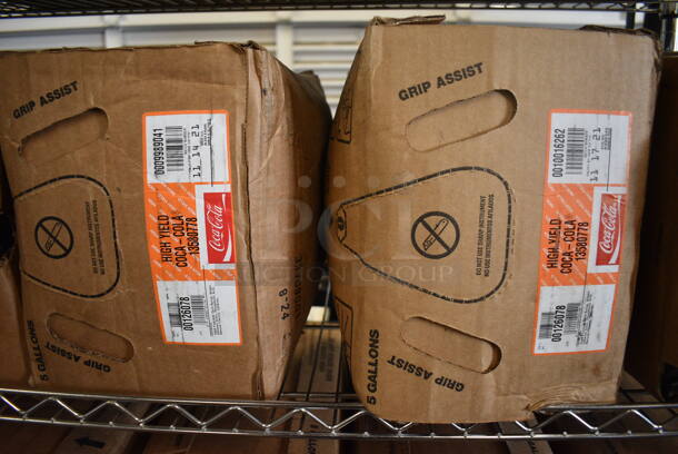 ALL ONE MONEY! Lot of 10 Boxes of Bag In Box BIB Concentrated Drink Flavors; 3 Coca Cola, 2 Diet Coke, Sprite, Minute Maid, Root Beer and 2 Dr Pepper - Image 3 of 7