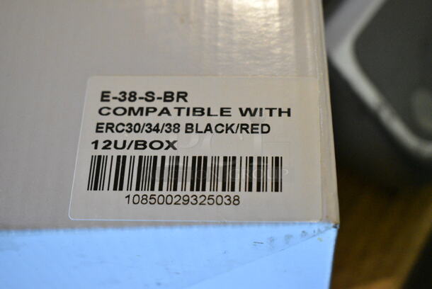 Box of 12 E-38-S-BR Printer Ribbon. (check in)  - Image 2 of 2