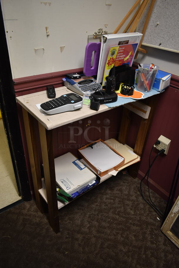 ALL ONE MONEY! ROOM LOT of Various items Including Office Chair and Desk. Does Not Include Computer. BUYER MUST REMOVE. (dish room) - Image 2 of 9