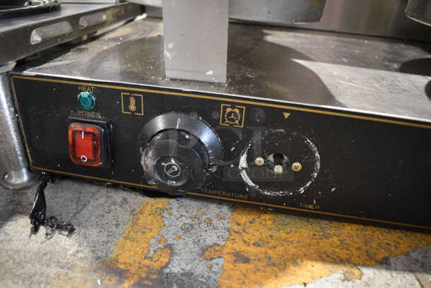 Stainless Steel Commercial Countertop Double Waffle Maker. 115 Volts, 1 Phase. 20x18x10. Tested and Working! - Image 5 of 7