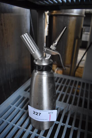 Metal Whipped Cream Dispenser. 