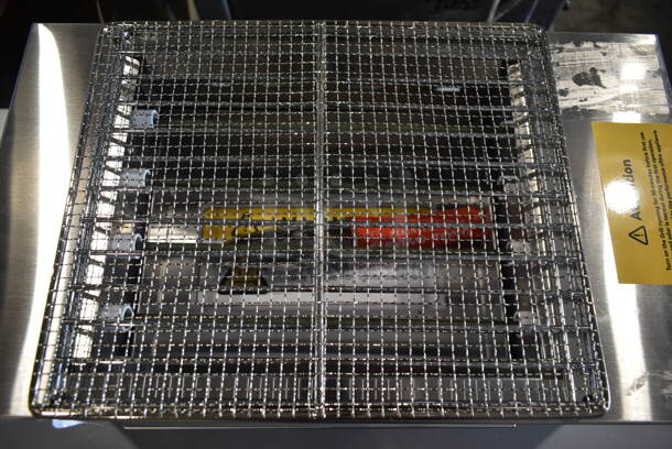 BRAND NEW SCRATCH AND DENT! 2022 Hoocoo IBG-18 Stainless Steel Commercial Countertop BBQ Barbecue Grill. 110 Volts, 1 Phase. Tested and Working! - Image 7 of 10