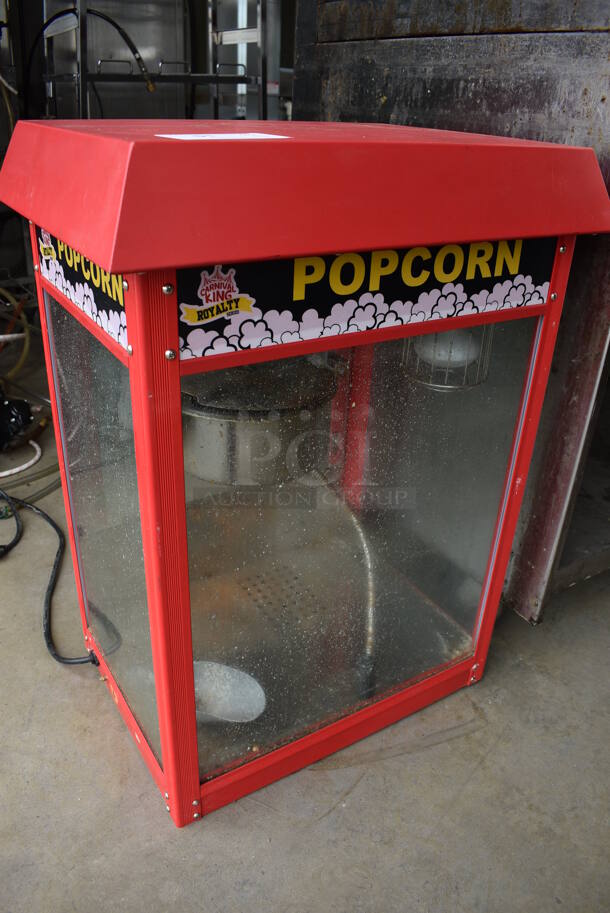 Carnival King Model 382PM30R Metal Commercial Countertop Popcorn Machine. 110 Volts, 1 Phase. 22x16.5x30. Tested and Working! - Image 2 of 4