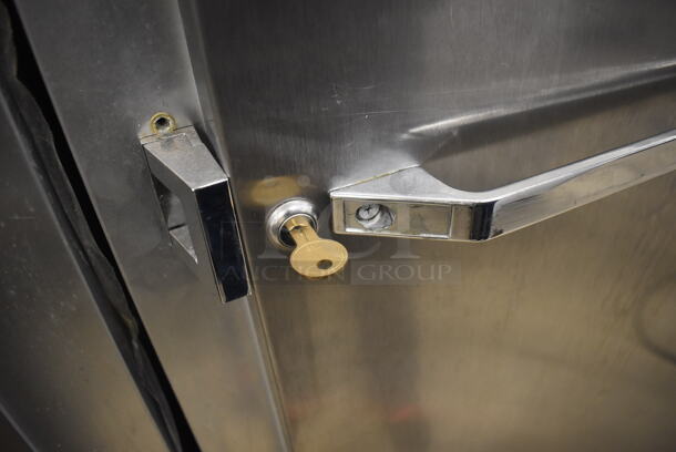 Continental 1FE ENERGY STAR Stainless Steel Commercial Single Door Reach In Freezer on Commercial Casters. 115 Volts, 1 Phase. 28.5x36x77.5. Tested and Working! - Image 3 of 5